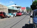 Hauptstraße des Dorfes