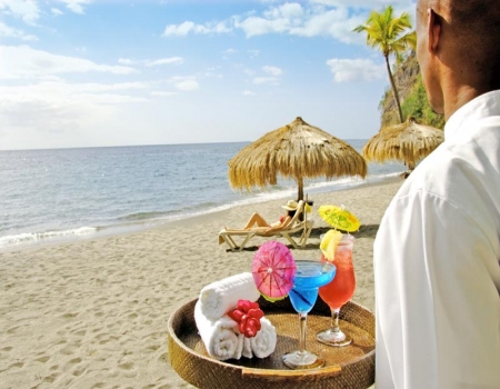 Service à la plage