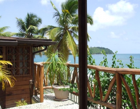 Maison de plage véranda