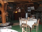 Das Restaurant der netten Strand-Chalets
