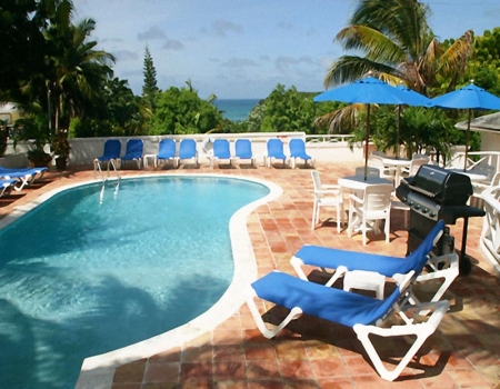 Vue piscine