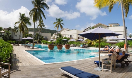 Cotton Bay Village: La piscine centrale