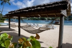 Young Island Resort, St. Vincent: Hängematten am Strand