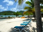 Strand vor dem Hotel