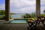 Vue petite piscine privative