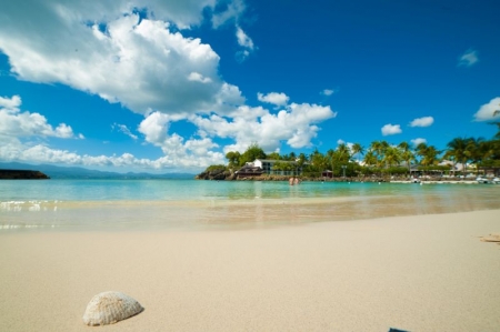 Vue sur la plage