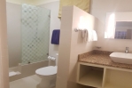 Deluxe One Bedroom Partial Ocean View King Bed Bathroom 