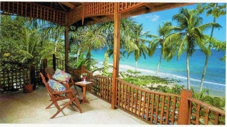 terrasse d'une chambre