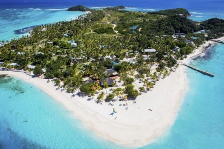 Palm Island vue du ciel